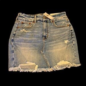 American Eagle Outfitters Blue Mini Pencil Skirt